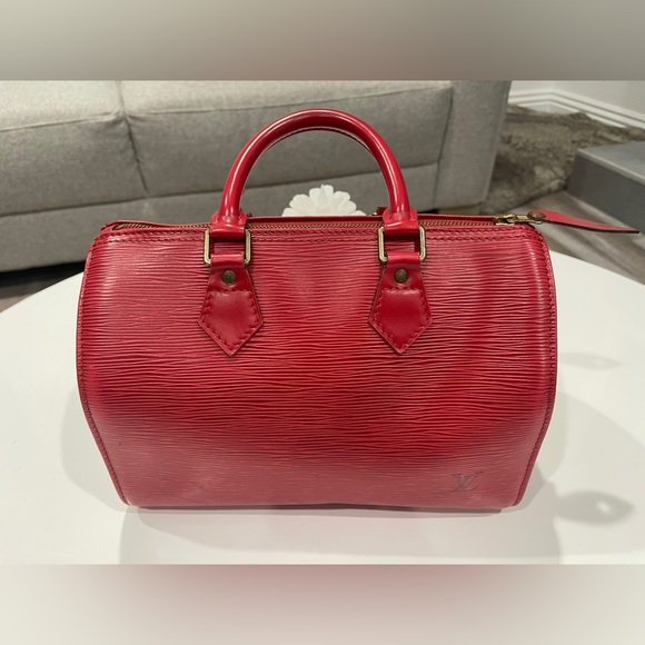 Louis Vuitton Handbags - Louis Vuitton Epi Ref Speedy 25